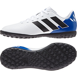 Adidas Nemeziz Messi Tango In Jr DB2401 jalkapallokengät valkoinen valkoinen