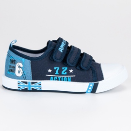 American Club Laivasto American Velcro-lenkkarit sininen