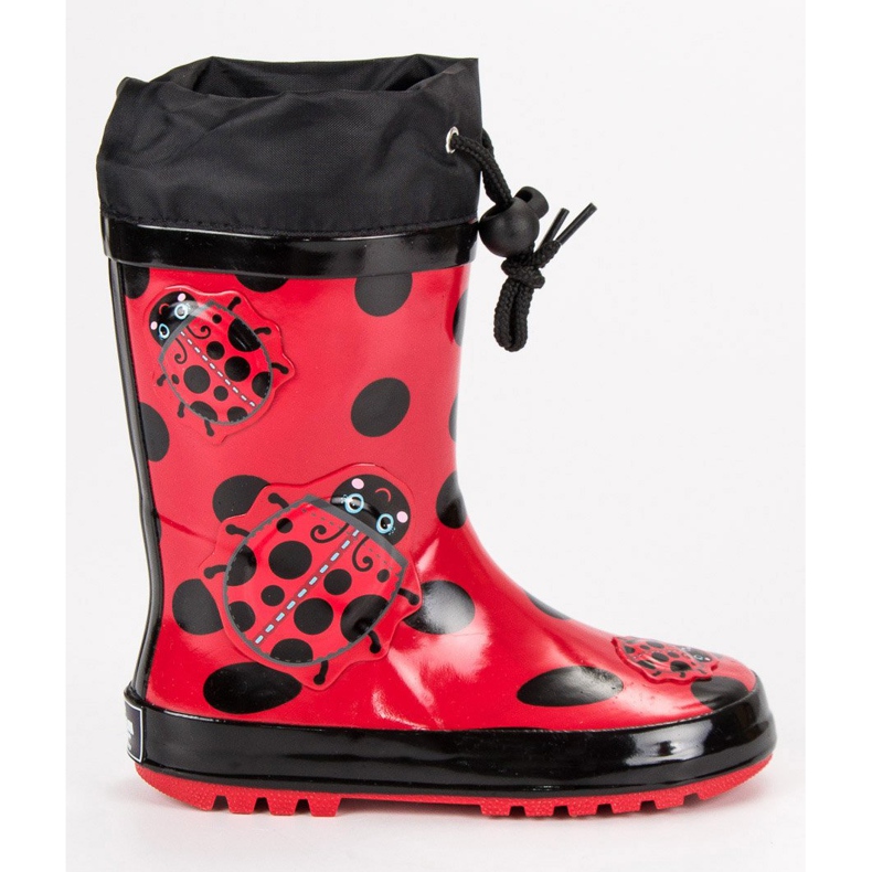 American Club Galoshes amerikkalainen ladybirds punainen