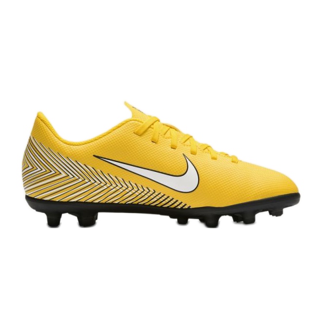 Nike Mercurial Vapor 12 Club Neymar Mg Jr AO9472-710 jalkapallokengät monivärinen keltaiset