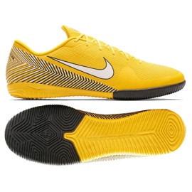 Nike Mercurial Vapor 12 Academy Neymar Ic Jr AO3122-710 jalkapallokengät keltainen keltainen