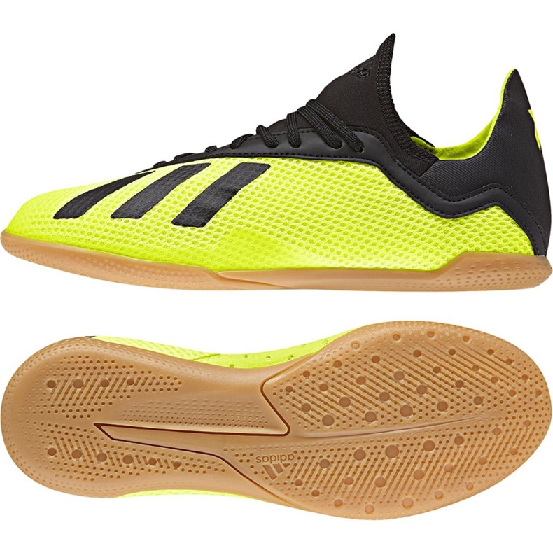 Sisäkengät adidas X Tango 18.3 In Jr DB2426 keltainen keltainen