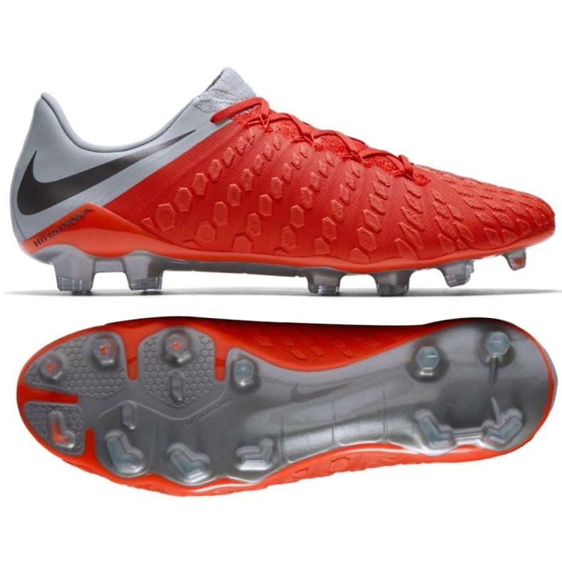 Nike Hypervenom Phantom 3 Elite Fg M AJ3805-600 jalkapallokengät punainen punainen