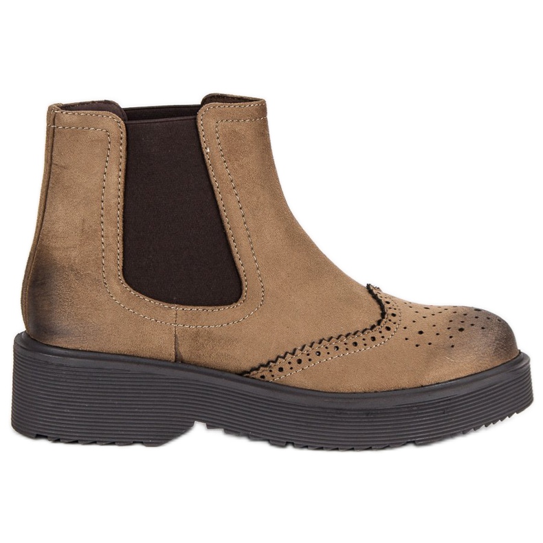 Corina Mukavat mokkanahkasaappaat ruskea