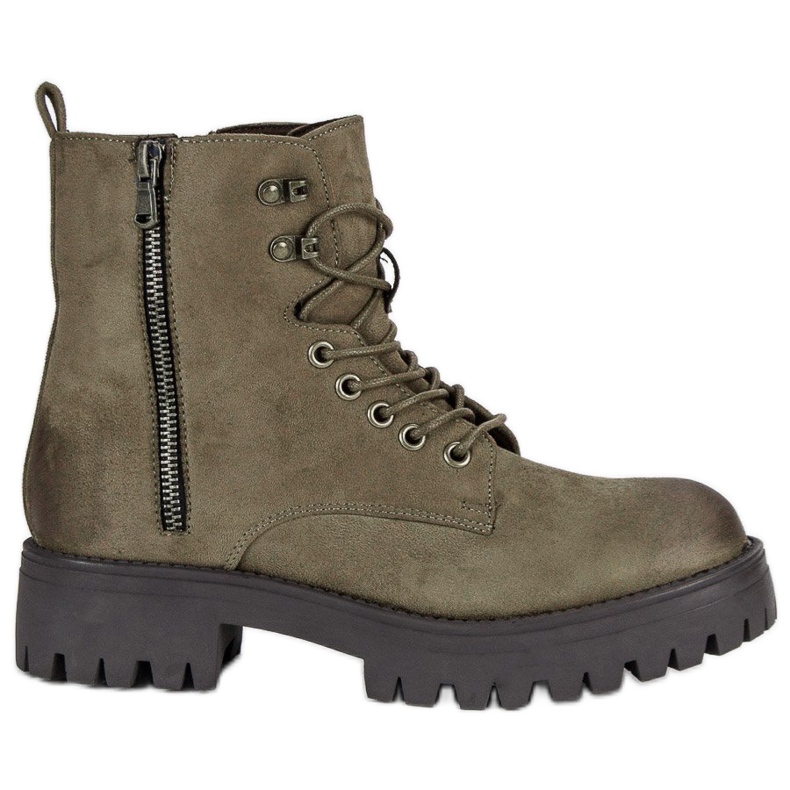 Corina Solmitut mokkanahka työntekijät ruskea