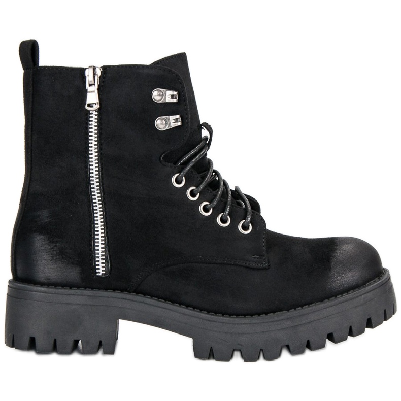 Corina Solmitut mokkanahka työntekijät musta Corina Solmitut mokkanahka työntekijät musta