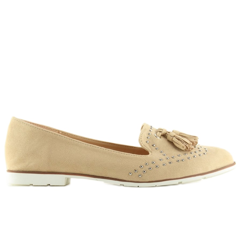 Naisten beige-loaferit 22-05 Beige