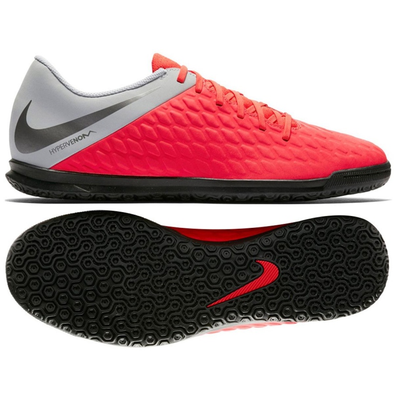 Sisäkengät Nike Hypervenom PhantomX 3 Club Ic Jr AJ3789-600 monivärinen punainen