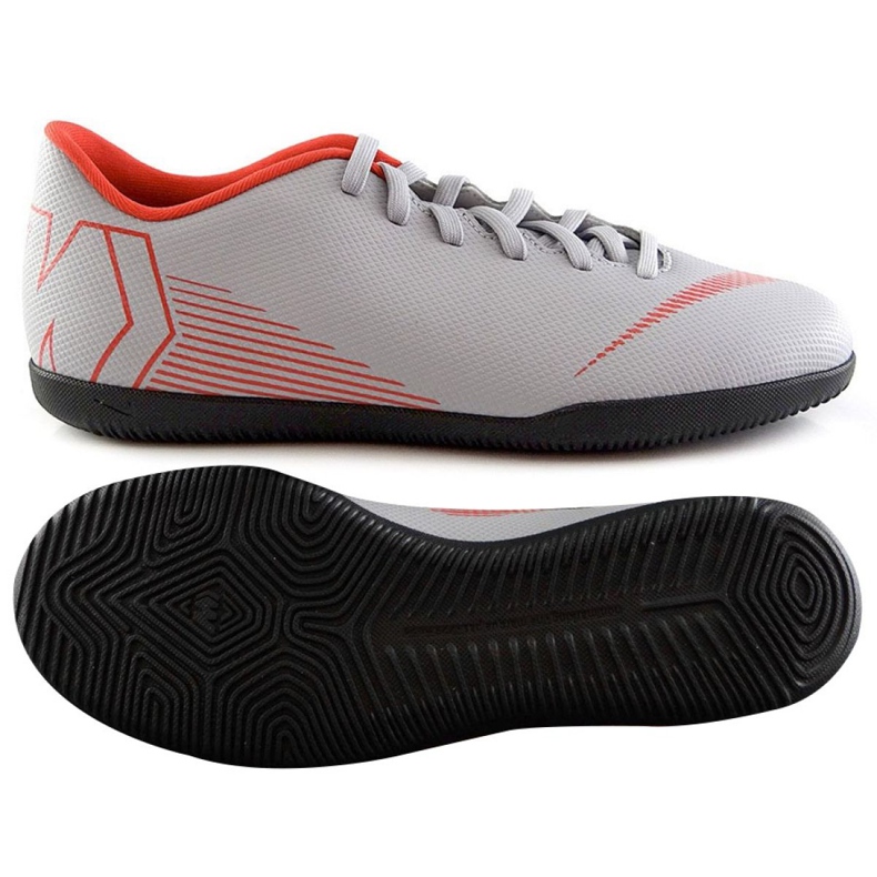 Sisäkengät Nike Mercurial Vapor 12 Club Ic M AH7385-060 harmaa harmaa