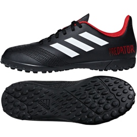 Adidas Predator Tango 18.4 Tf Jr DB2338 jalkapallokengät musta musta