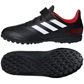 Adidas Predator Tango 18.4 TF Jr DB2341 jalkapallokengät musta musta