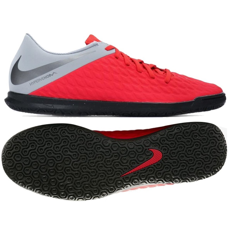 Sisäkengät Nike Hypervenom Phantomx 3 Club Ic M AJ3808-600 punainen punainen