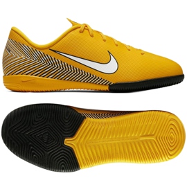 Sisäkengät Nike Mercurial Vapor 12 Academy Neymar Ic Jr AO9474-710 keltainen keltainen