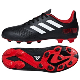 Adidas Predator 18.4 FxG J Jr DB2323 jalkapallokengät monivärinen musta