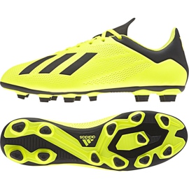 Adidas X 18.4 Fg M DB2188 jalkapallokengät keltainen keltainen