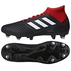 Adidas Predator 18.3 Sg M BB7749 jalkapallokengät punainen musta