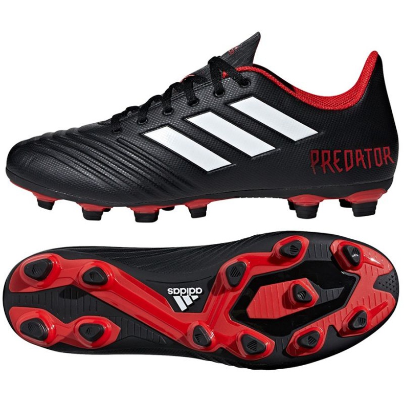 Adidas Predator 18.4 jalkapallokengät musta