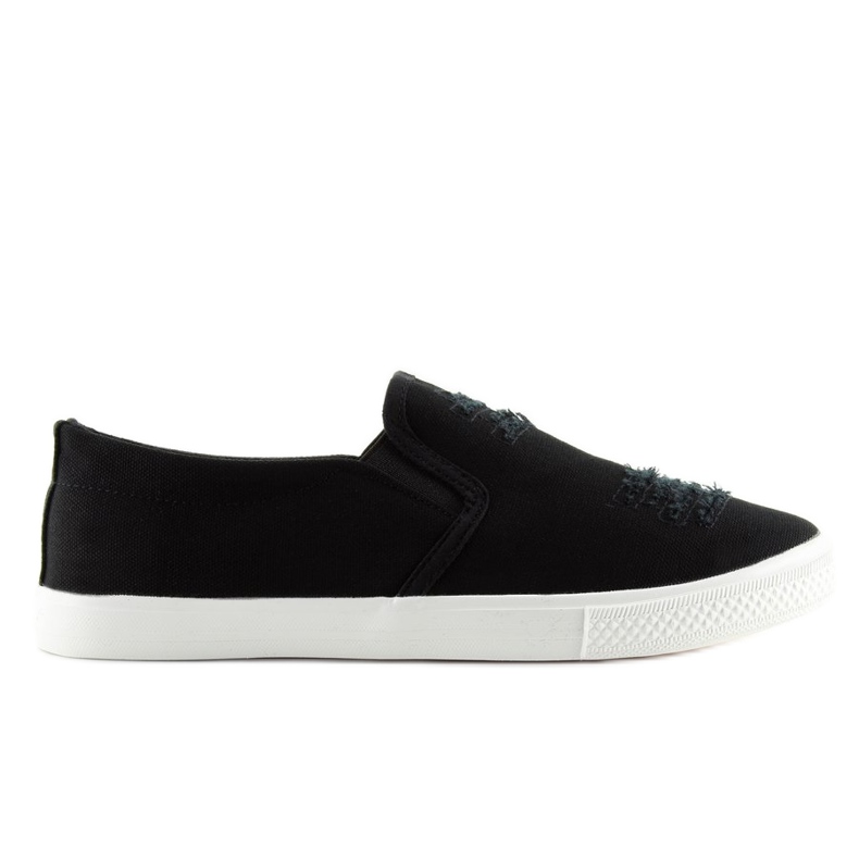 Slip-on mustat tennarit BL126P Musta