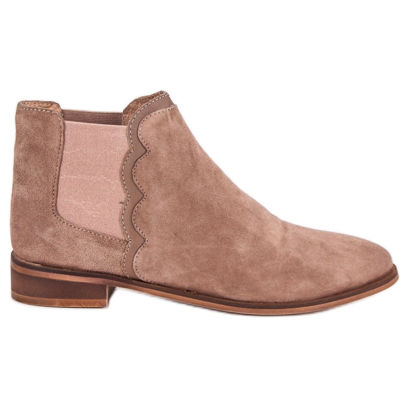 Nahkaiset Jodhpur-saappaat ruskea