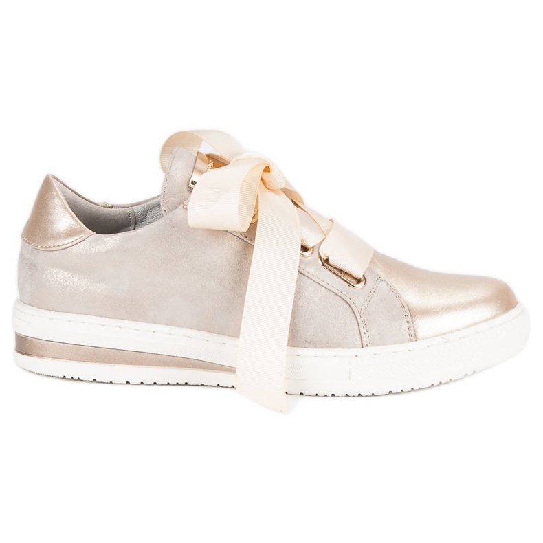 Filippo Kultaiset sidotut kengät kultainen