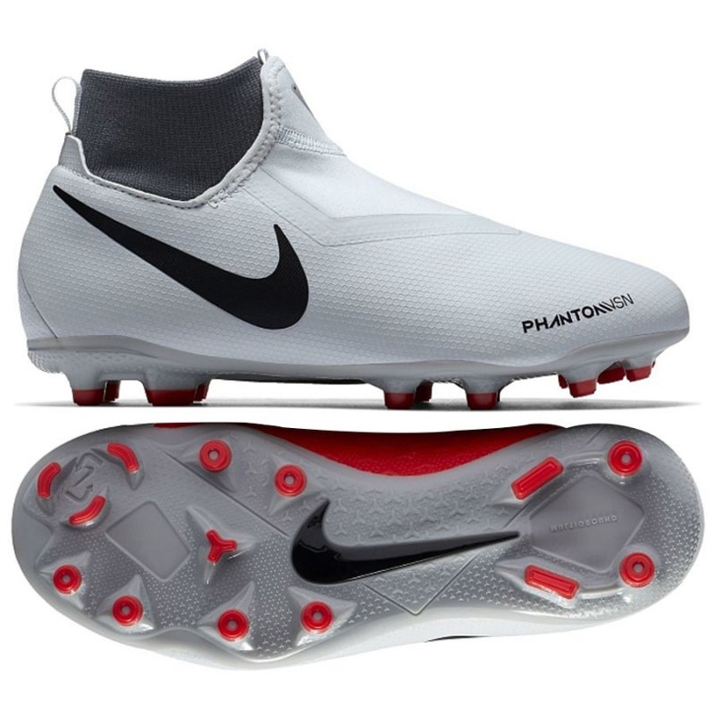 Nike Phantom VSN Academy DF FG Jr AO3287-060 jalkapallokengät valkoinen
