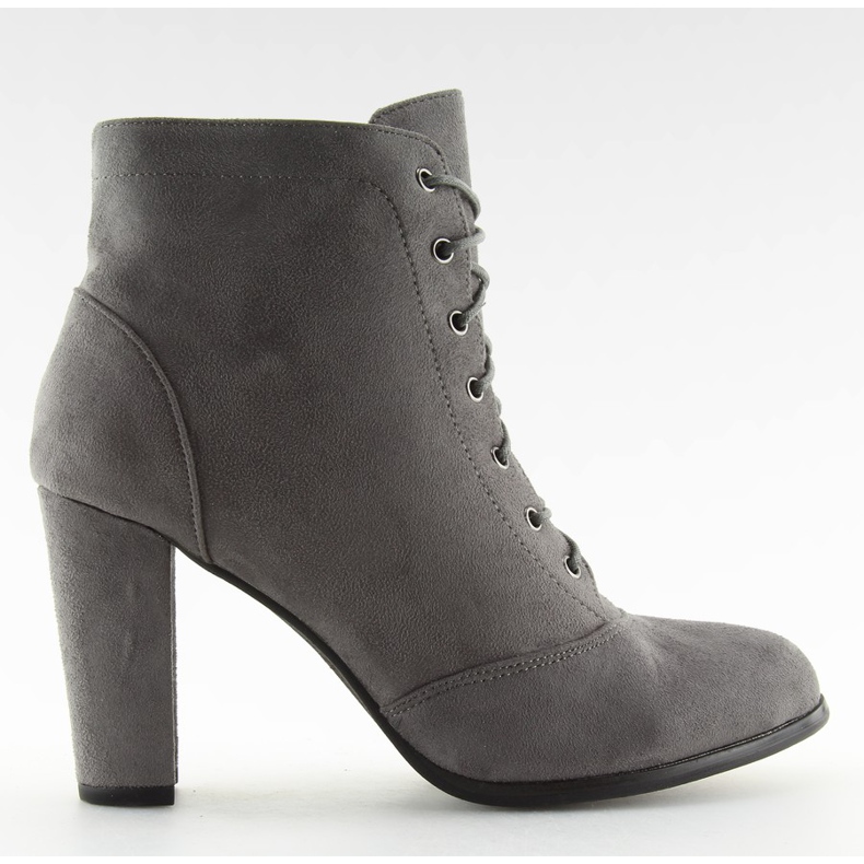 Saappaat vakaalla kantapäällä harmaa JA161 harmaa