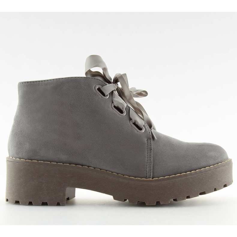 Saappaat naisten kengät harmaa LL219 Harmaa