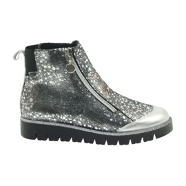 Saappaat eristetyt saappaat Bartek musta ja hopea harmaa Saappaat eristetyt saappaat Bartek musta ja hopea harmaa