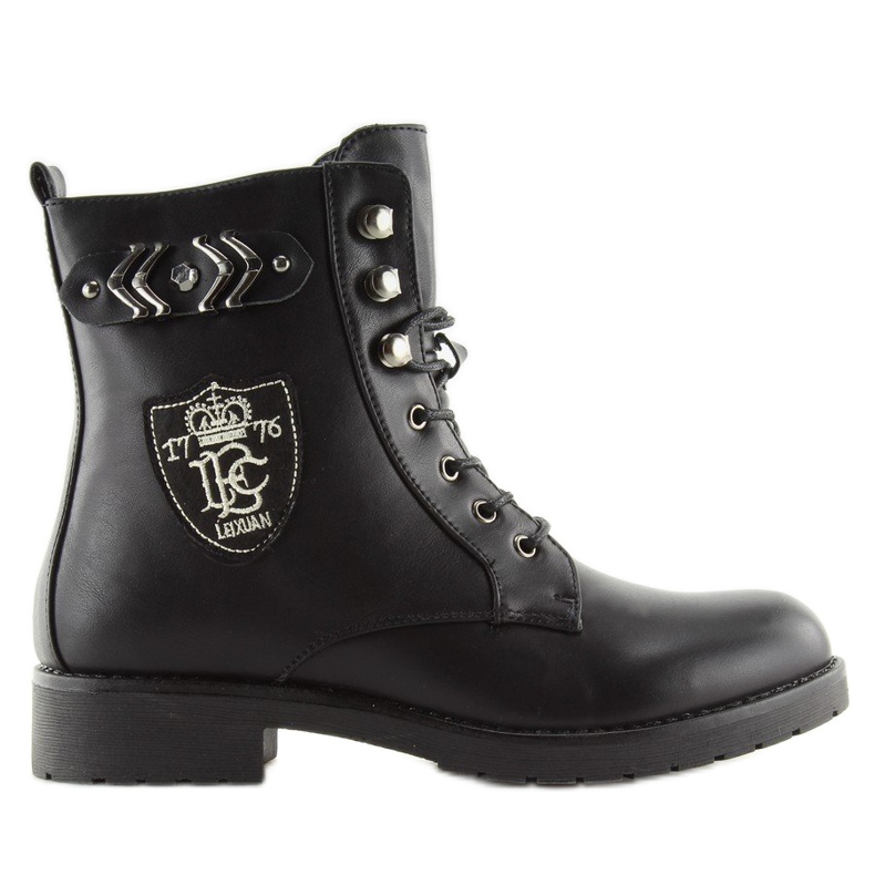 Mustat naisten saappaat mustat saappaat H950 Musta