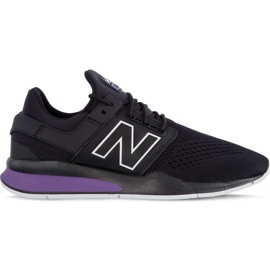 New Balance Ms247 on Tritium Pack musta, jossa on haalistunut violetti