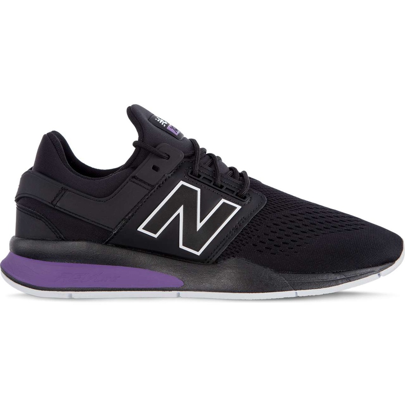 New Balance Ms247 on Tritium Pack musta, jossa on haalistunut violetti
