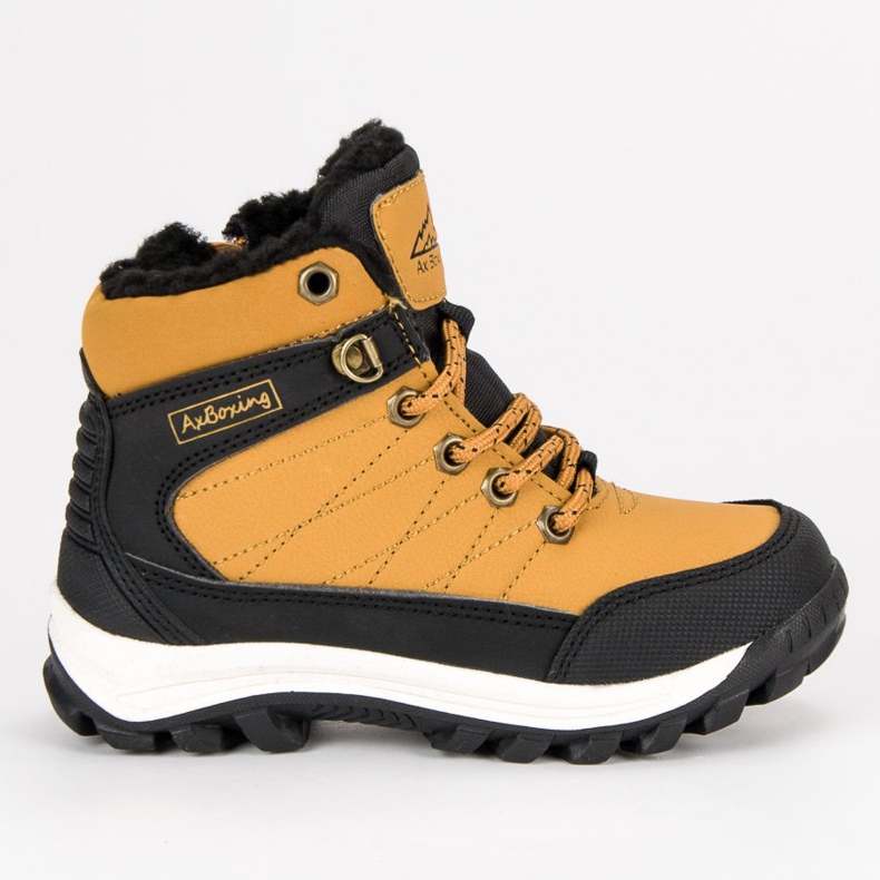 Ax Boxing Lämpimät jalkineet nilkan yläpuolella keltainen