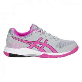 Asics Gel Rocket 8 W B756Y-020 lentopallokengät harmaa harmaan sävyjä