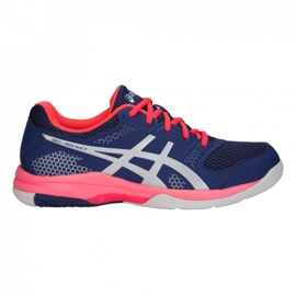 Asics Gel Rocket 8 W B756Y-400 lentopallokengät tummansininen tummansininen