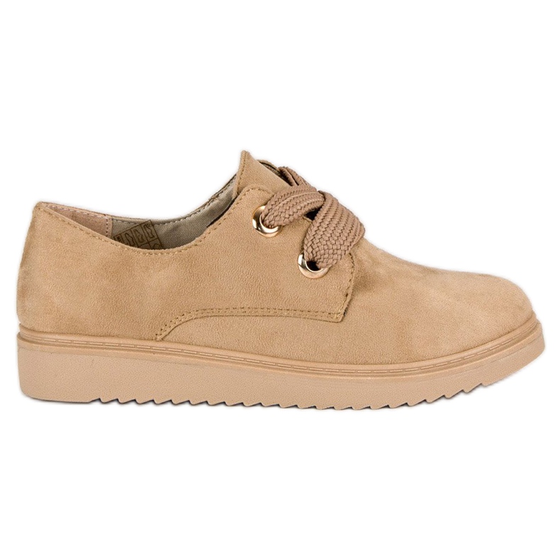 Suede Lace-up lenkkarit ruskea