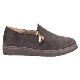 Mokkanahkaiset lenkkarit harmaa