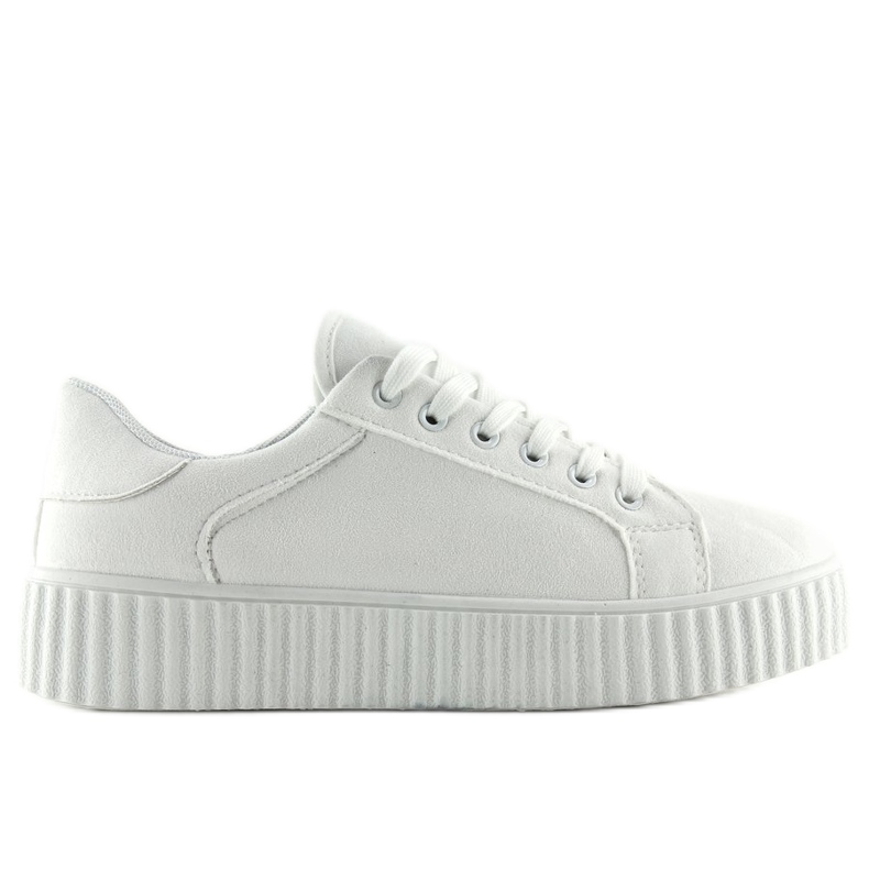 Valkoinen AX03 Valkoiset lenkkarit korkealla pohjalla