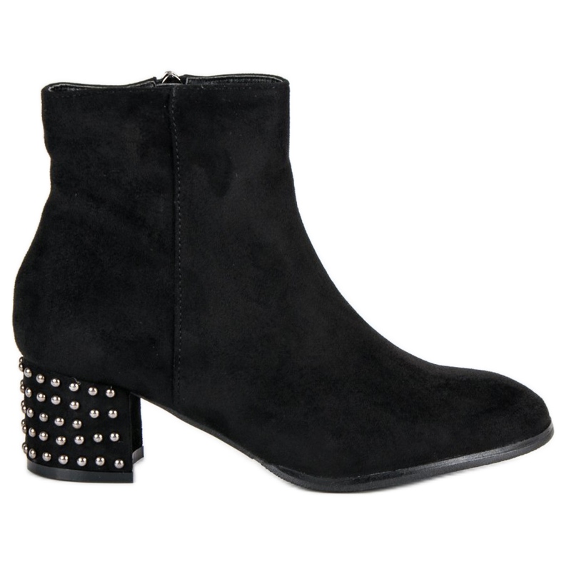 Filippo Tyylikkäät mokkanahkakengät musta