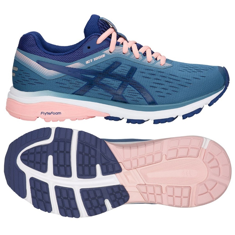 Juoksukengät Asics GT-1000 7 W 1012A030-400 sininen