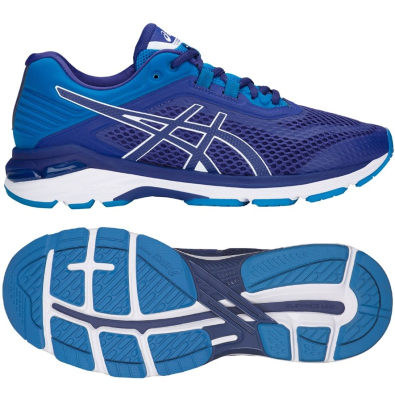 Juoksukengät Asics GT-2000 6 M T806N-400 sininen