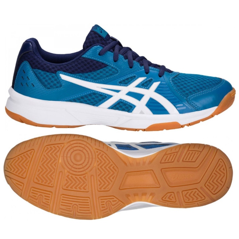 Asics Upcourt 3 M 1071A019-400 lentopallokengät sininen sininen
