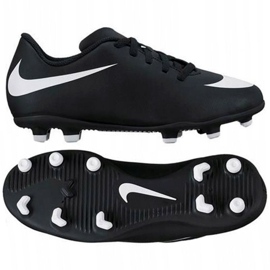 Jalkapallokengät Nike Bravata Ii Fg Jr 844442-001 musta monivärinen