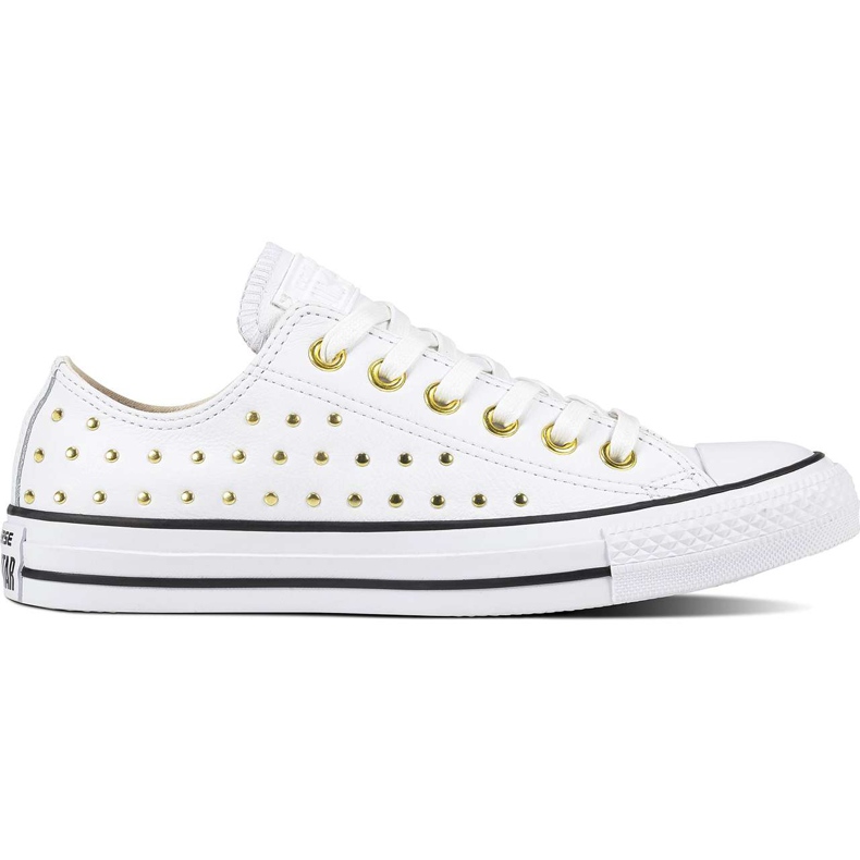 Converse Chuck Taylor All Star Nahka Valkoinen Kulta