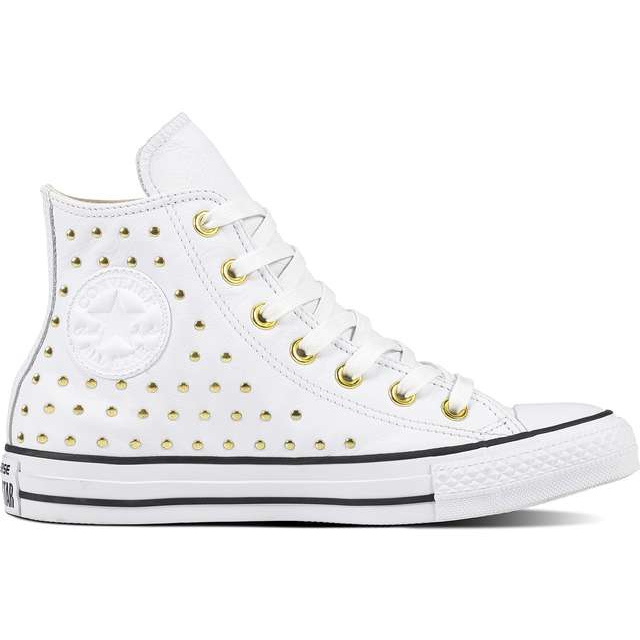 Converse Chuck Taylor All Star Nahka Valkoinen Kulta