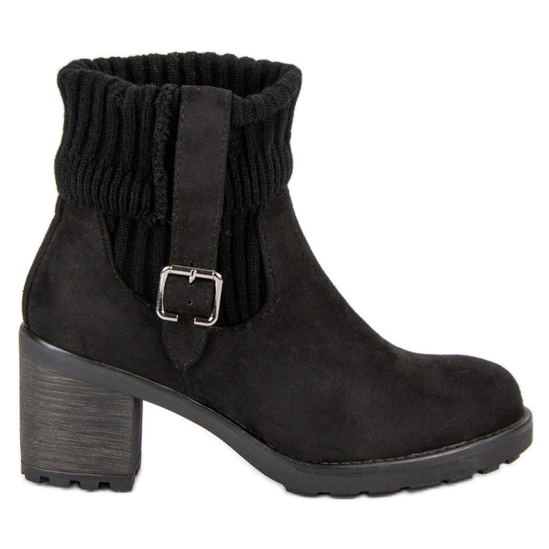 Seastar Suede korkokengät musta