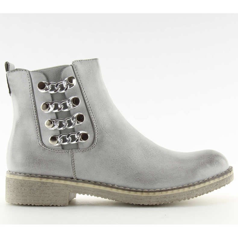 Harmaa Saappaat Jodhpur-saappaat harmaa F2333 harmaa