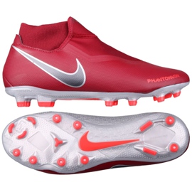 Nike Phantom Vsn Academy Df Fg M AO3258-606 jalkapallokengät punainen punainen