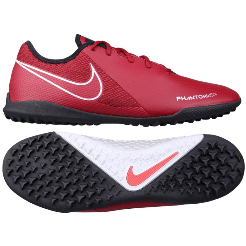 Nike Phantom Vsn Academy Tf M AO3223-606 jalkapallokengät monivärinen punainen
