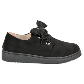 Mokkanahkaiset lenkkarit musta