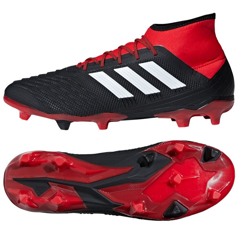 Adidas Predator 18.2 Fg M DB1999 jalkapallokengät monivärinen musta